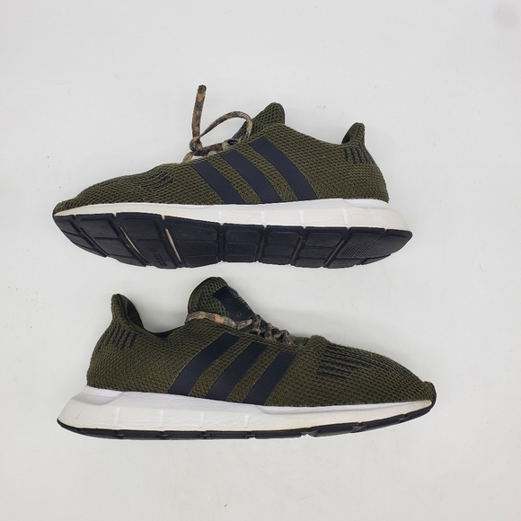 adidas Shoes Men 8.5 Swift Run Night Cargo CG6167 Olive Green White Sneakers main image 5